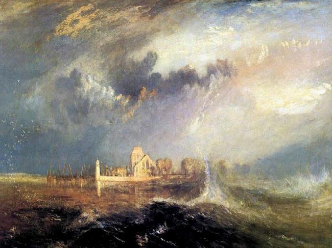 Joseph Mallord William Turner Quillebeuf, at the Mouth of Seine China oil painting art
